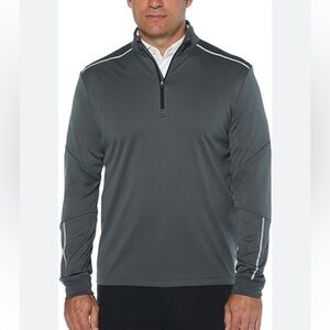 Men’s CALLAWAY tour logo weather series GOLF top 1/4 zip reflectors UPF 50 XL